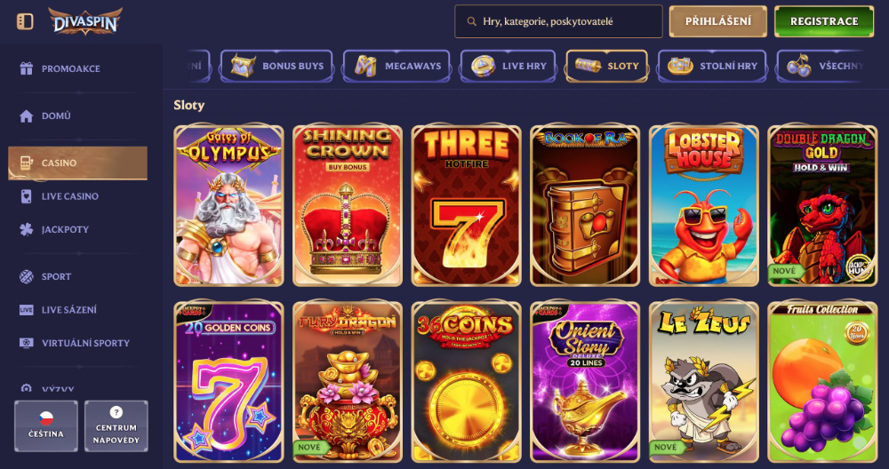 DivaSpin automaty s vánoční tematikou