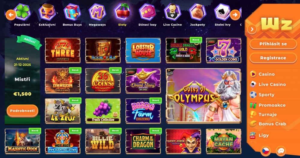 Wazamba automaty s vánoční tematikou