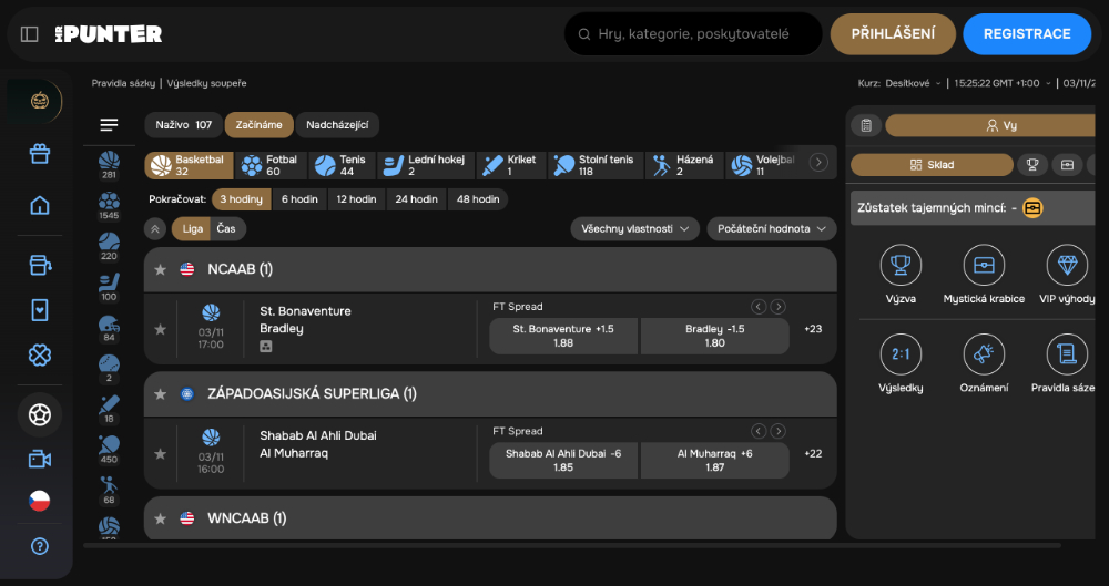 Sázková kancelář MrPunter úvodní