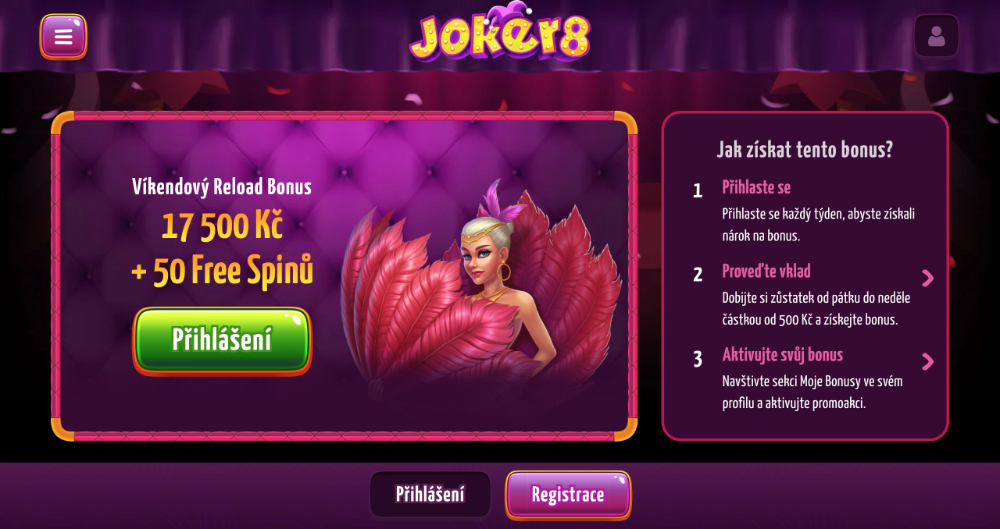 Joker8 free spins