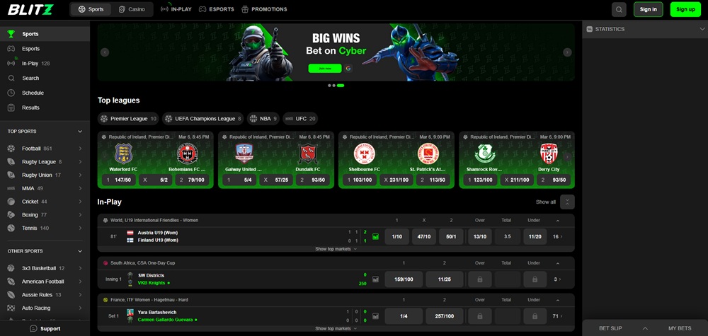 Blitz bet sázková kancelář úvod en