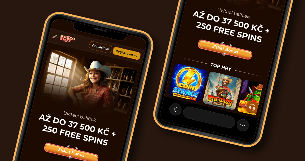Rodeoslot aplikace [Jak stáhnout a nainstalovat?] úvodní