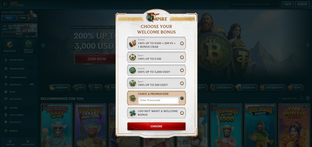 my empire promo code preview