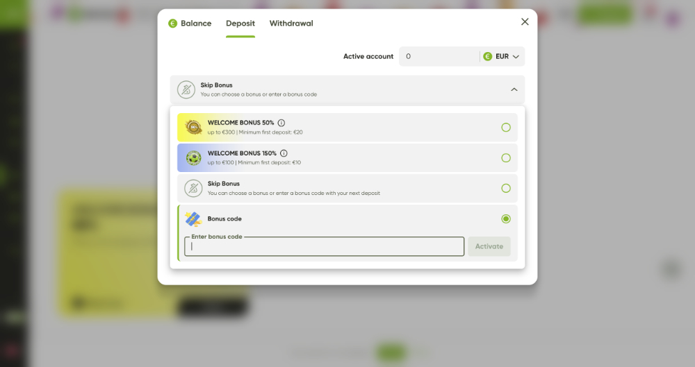 Fresh Casino promo code úvod