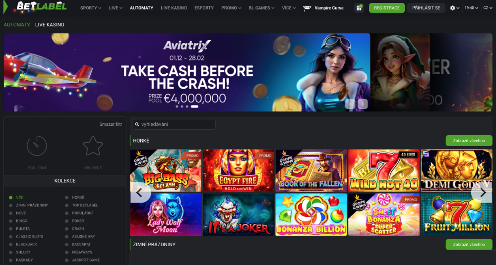 10 důvodů, proč si casino BetLabel zaslouží vaši pozornost? úvodní