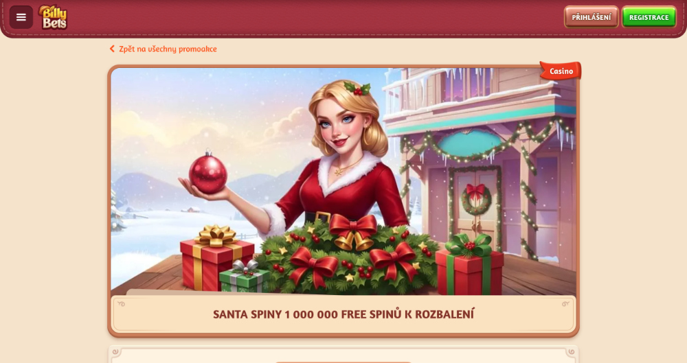 BillyBets free spins [prosinec 2025] úvodní