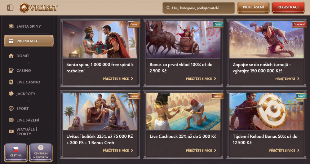 ViciBet bonusy