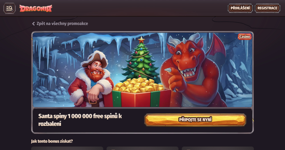 Dragonia free spins [prosinec 2025] úvodní