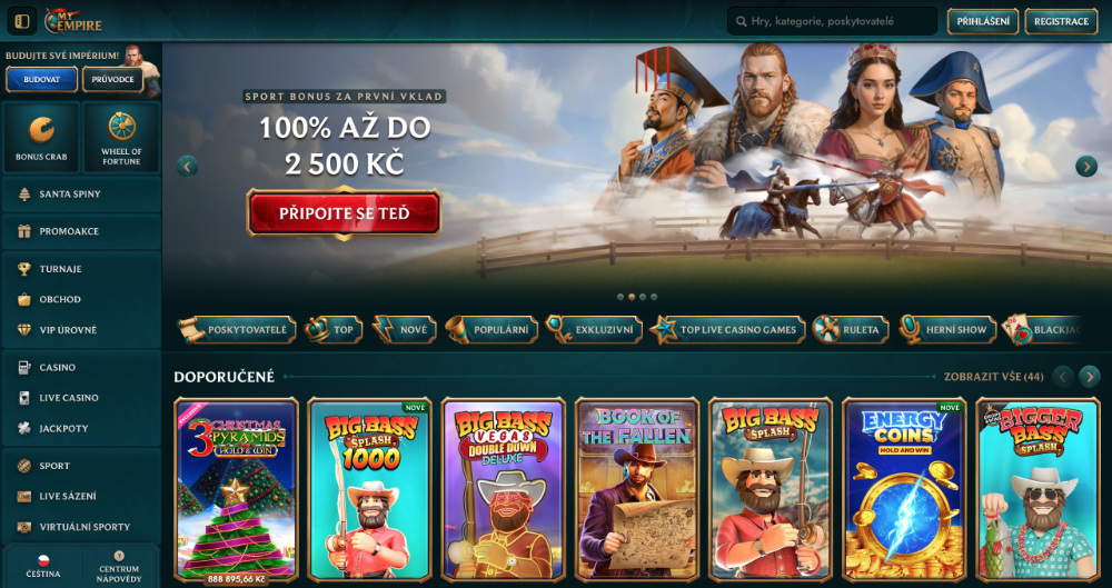 10 důvodů, proč si casino My Empire zaslouží vaši pozornost? úvodní