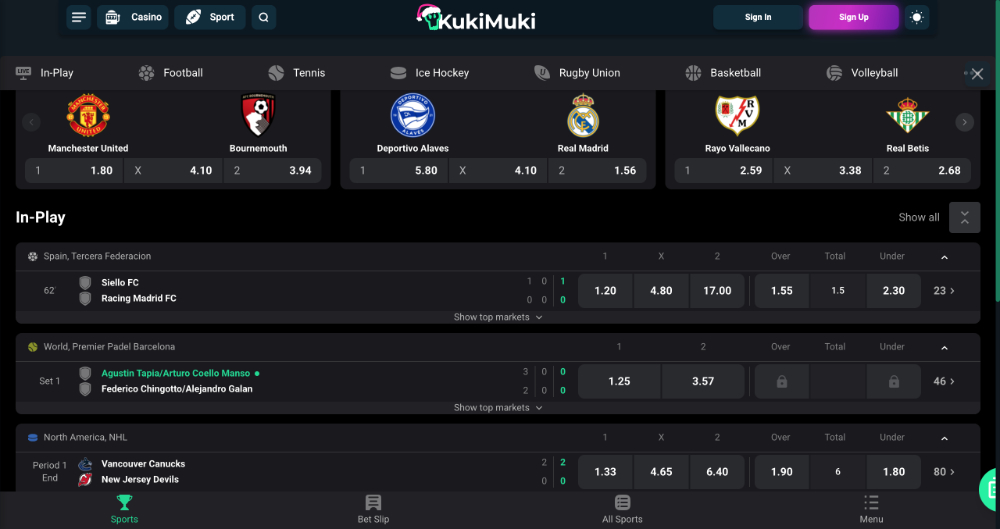 Sázková kancelář KukiMuki úvodní