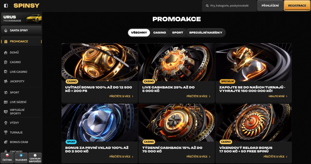 Spinsy bonusy [prosinec 2025]