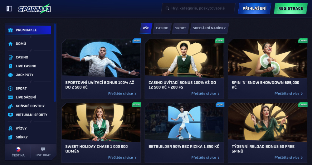 Sportaza bonusy [prosinec 2025]