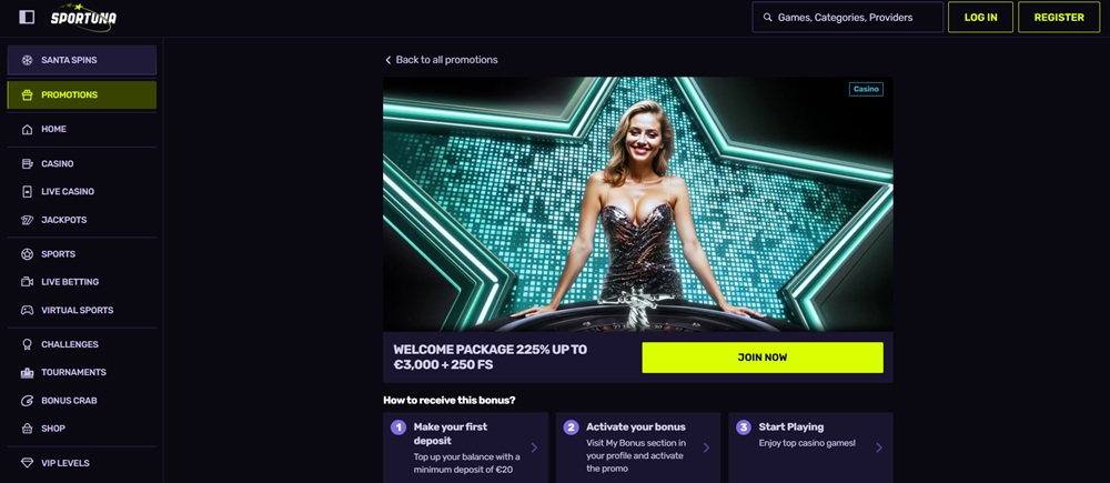 Sportuna no deposit bonus en