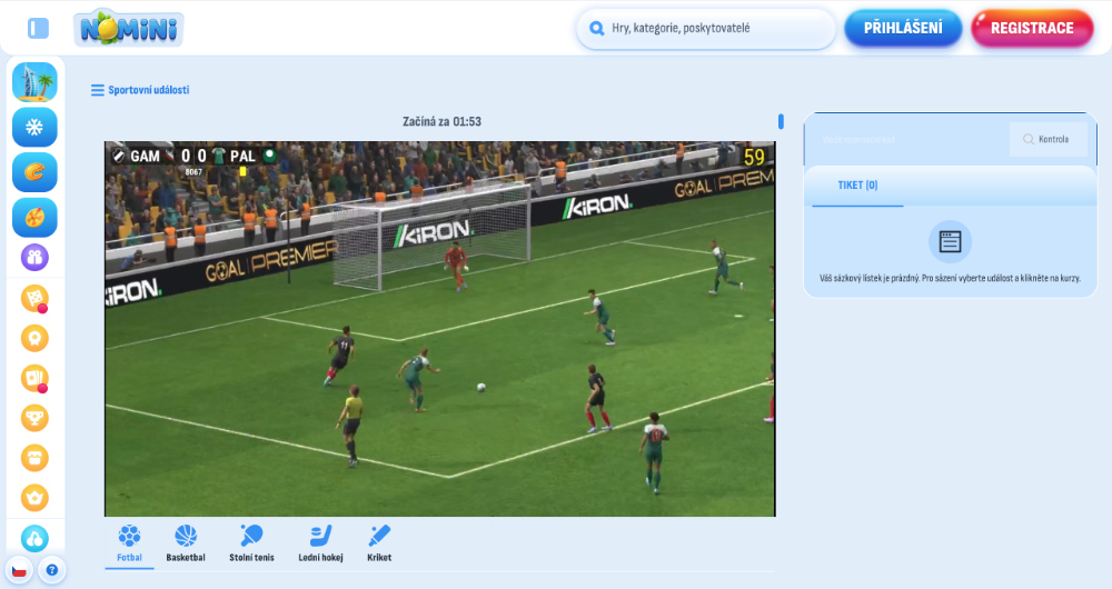 Rádi zkoušíte nové věci? Vsaďte si na virtuální sport v casinu Nomini úvodní