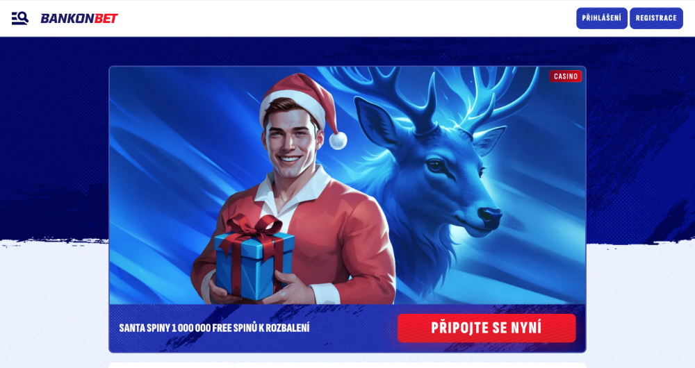 Prosincové free spiny v casinu Bankonbet