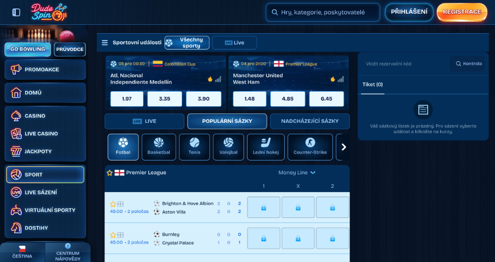 Casa de apuestas DudeSpin