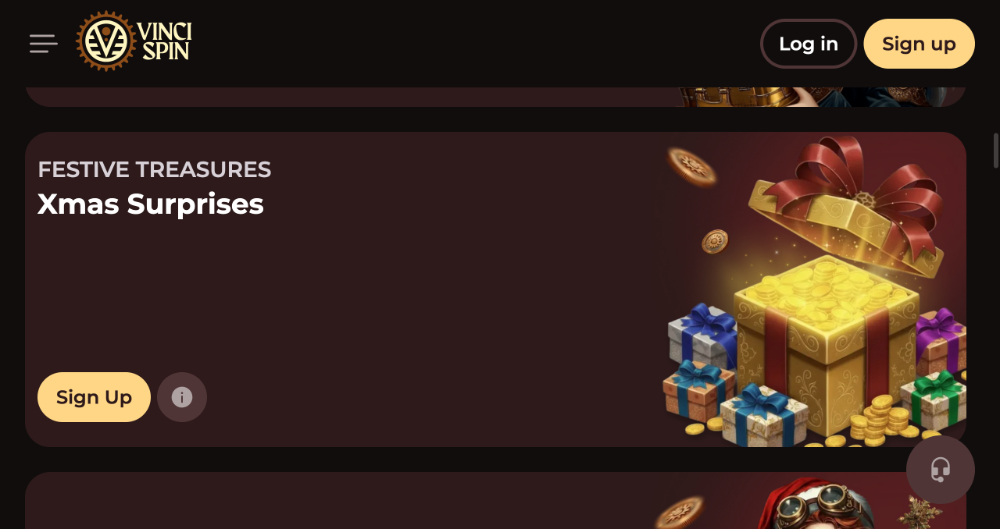 Vinci Spin free spins [prosinec 2025]