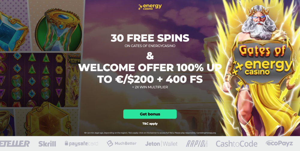 Energy Casino Slothbet No-Deposit-Bonus