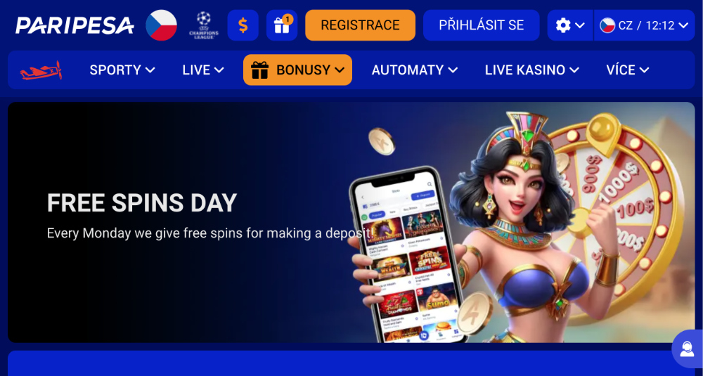 PariPesa free spins