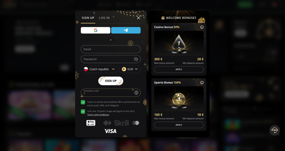 Lex Casino promo code