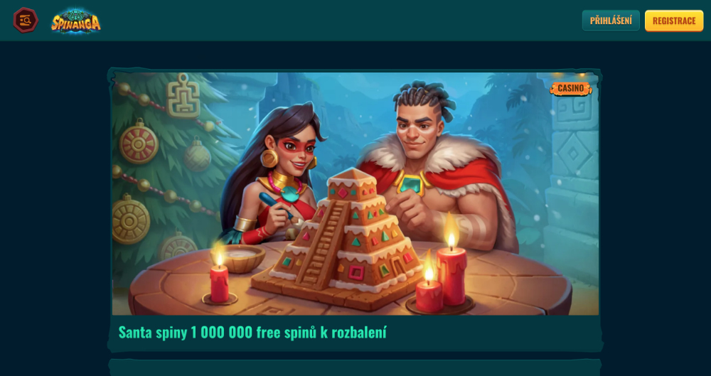 Spinanga free spins [prosinec 2025]