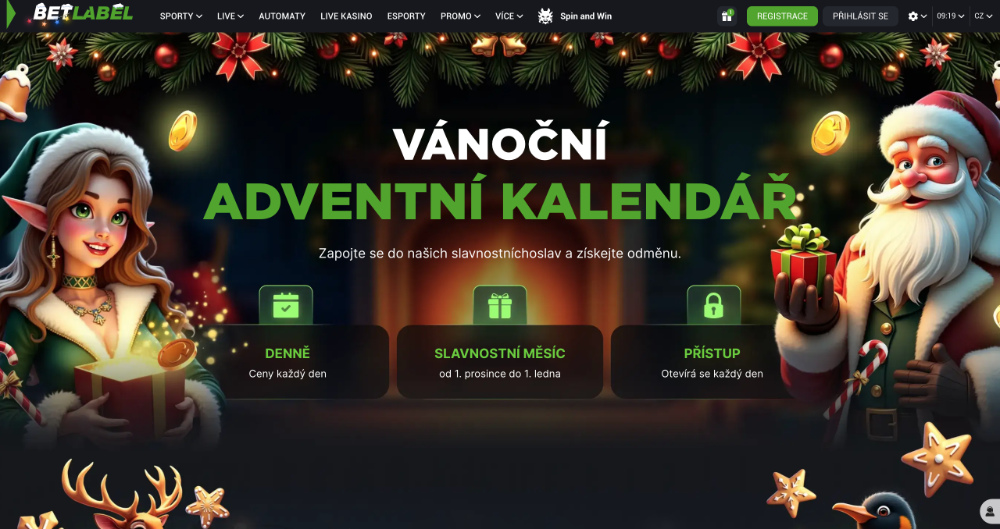 BetLabel free spins [prosinec 2025] úvodní