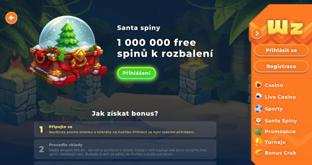 Wazamba free spins