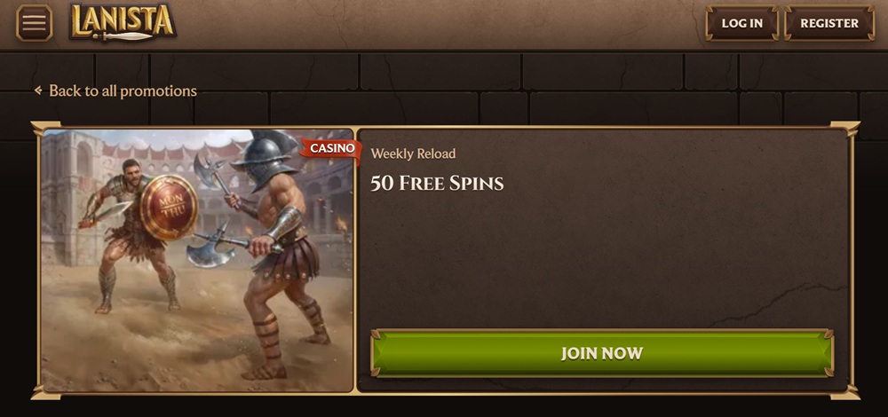 Lanista free spiny úvod en