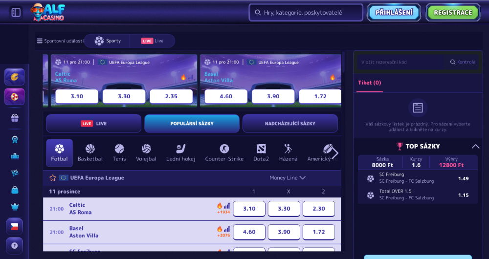 Buchmacher AlfCasino – Einleitung