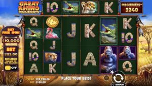 01666 Great Rhino Megaways 3