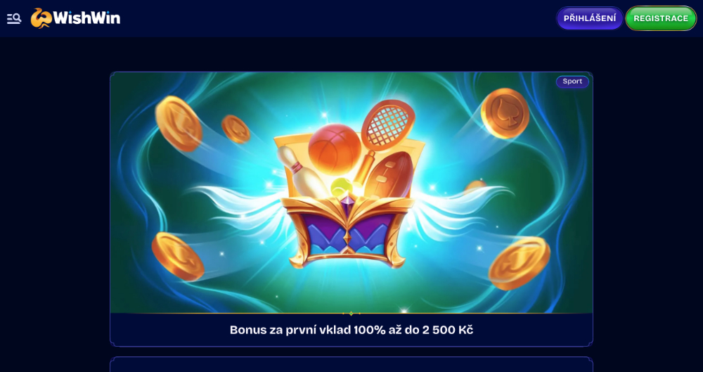 Promoakce v sázkové kanceláři WishWin