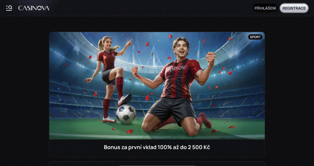 Promoakce v sázkové kanceláři Casinova