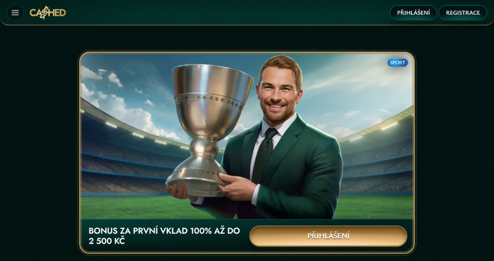 Promoakce v sázkové kanceláři Cashed