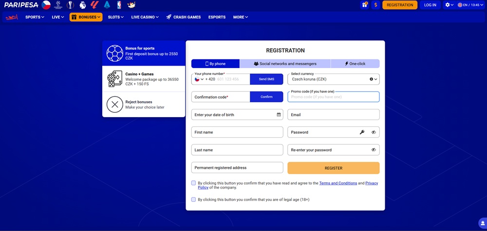 PariPesa promo code úvod en