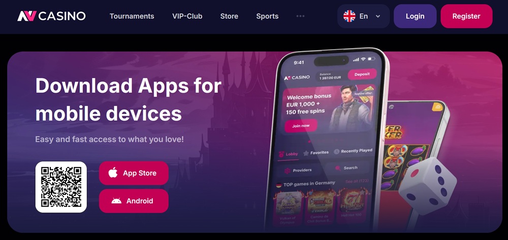 NV Casino aplikace úvod