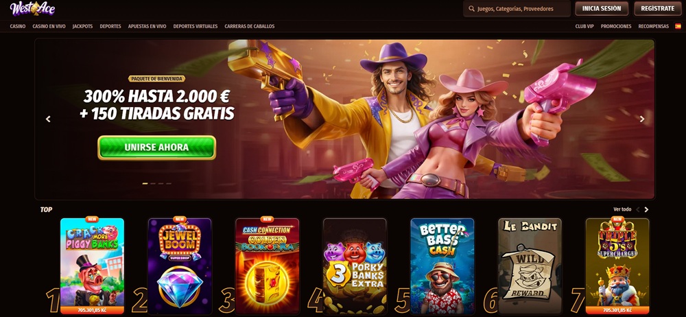 WestAce casino úvod es