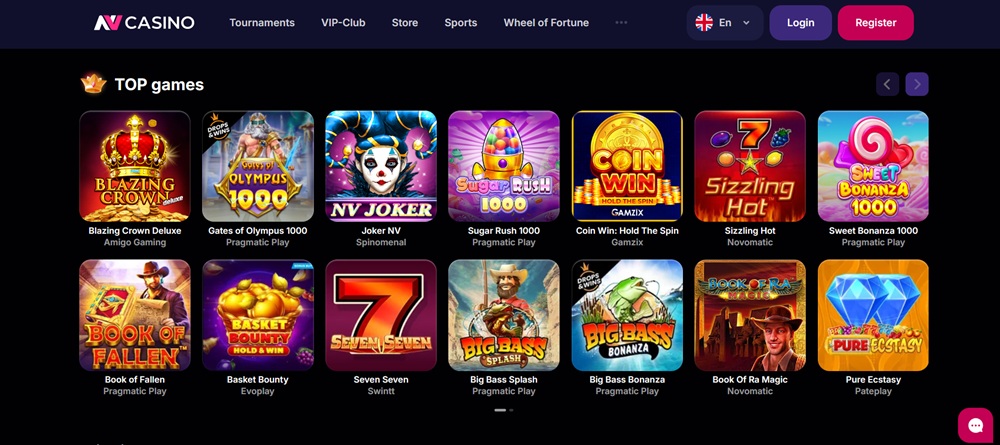NV Casino automaty