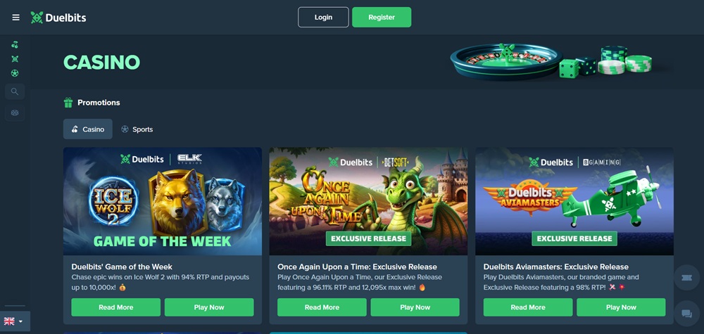 Duelbits Casino Boni – Einleitung