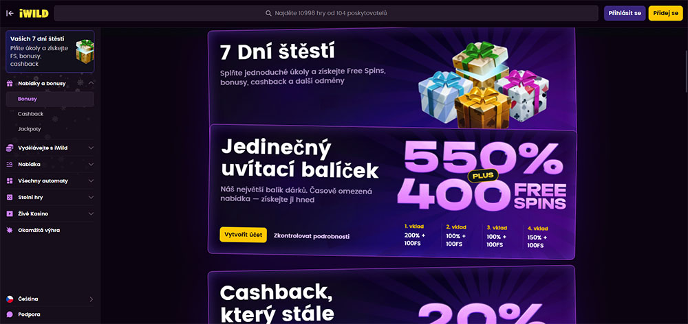 iWild Casino Boni [Überblick über TOP-Boni] Einführung