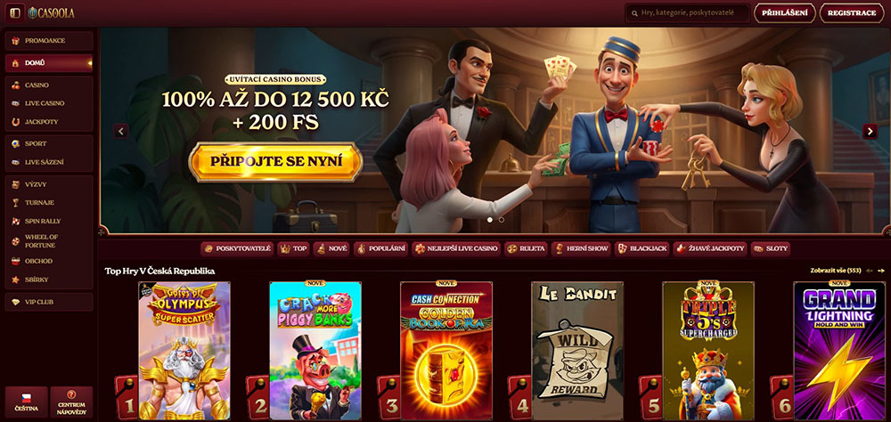 Introducción del casino Casoola