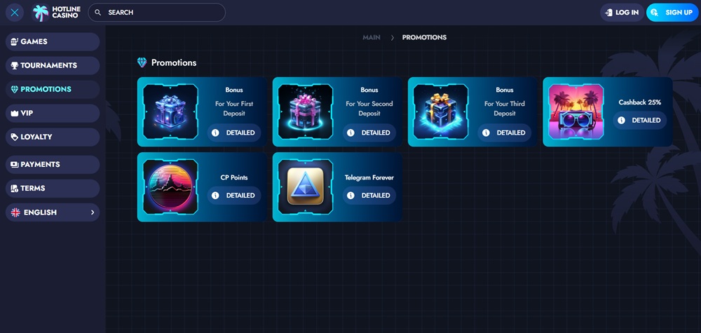 Hotline Casino no deposit bonus
