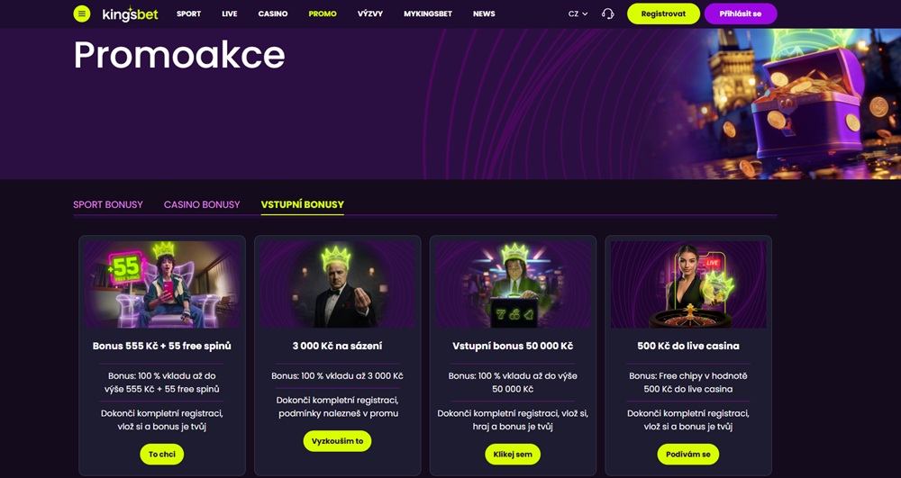 Kingsbet promo kód