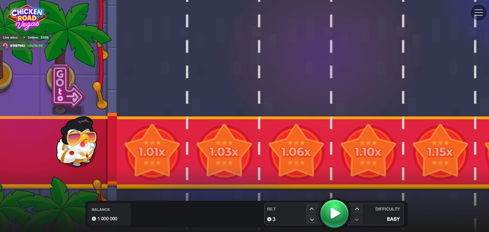 Chicken Road Vegas homepage