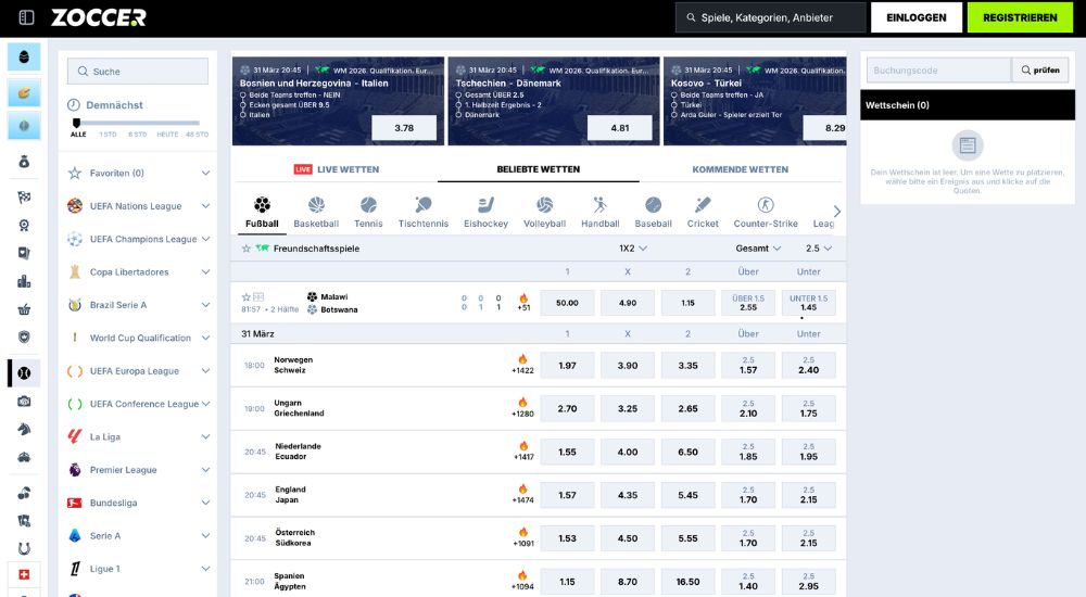 Wettbüro Zoccer