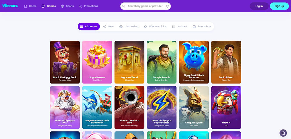 Introducción del casino Winnerz