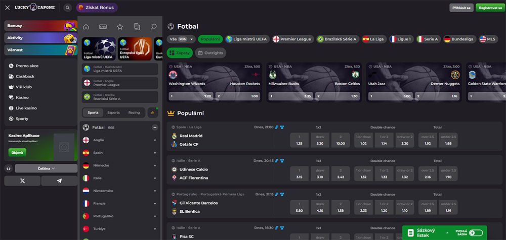 Buchmacher LuckyCapone