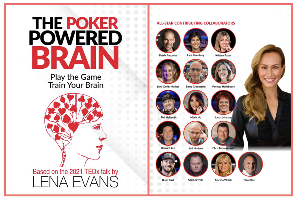 Pokerové knihy: The Poker Powered Brain [autor Lena Evans]