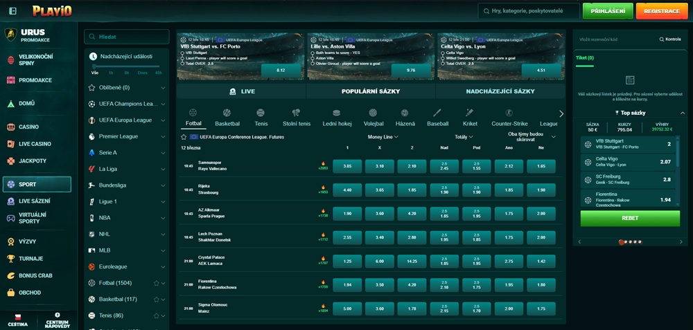 sazkova kancelar playio úvodní