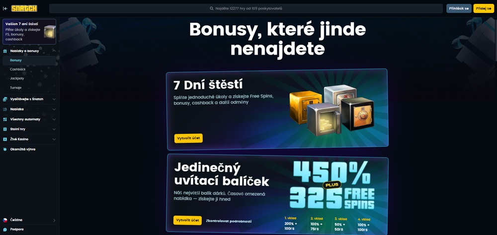 Snatch Casino Bonus ohne Einzahlung – Einleitung