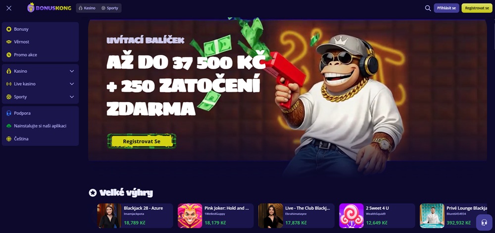 Portada del casino BonusKong